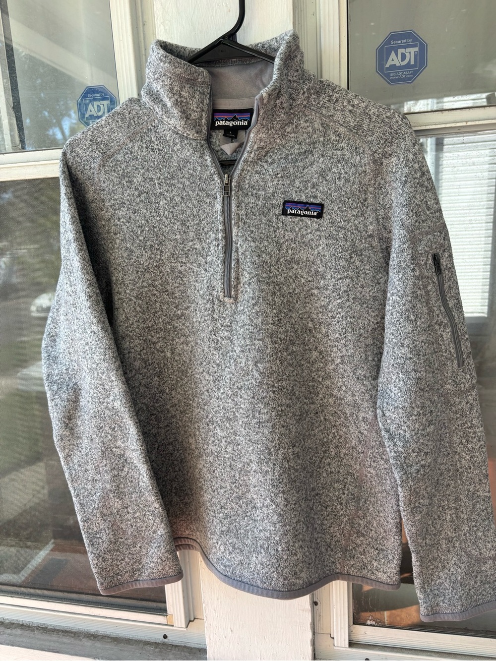 Patagonia woman’s Grey Quarter-Zip Fleece Pullover